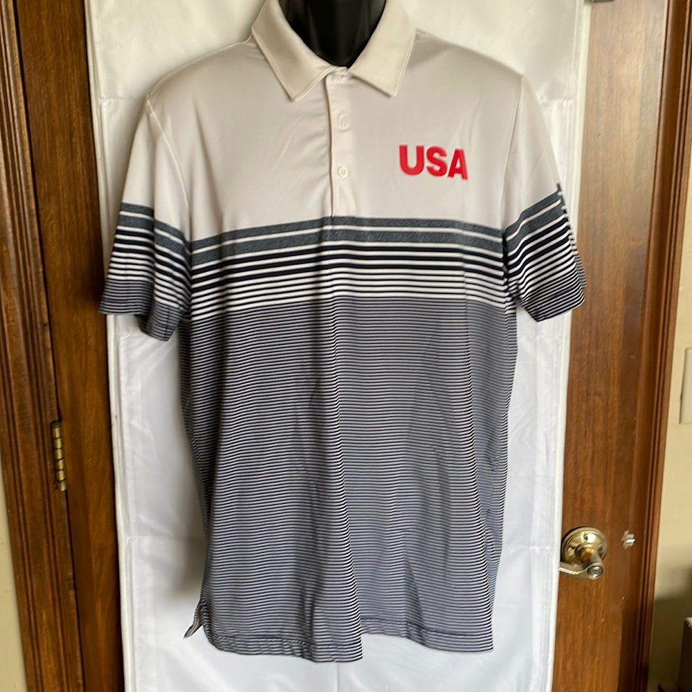 Adidas Team USA Golf Polo size Medium
